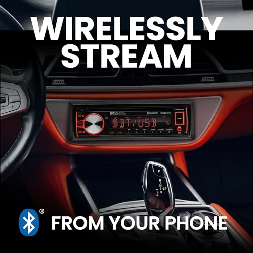 BOSS Audio Systems 656BCK Car Stereo Package - Single Din, Bluetooth, CD MP3 USB AM FM Radio, 6.5 Inch Speakers F17448