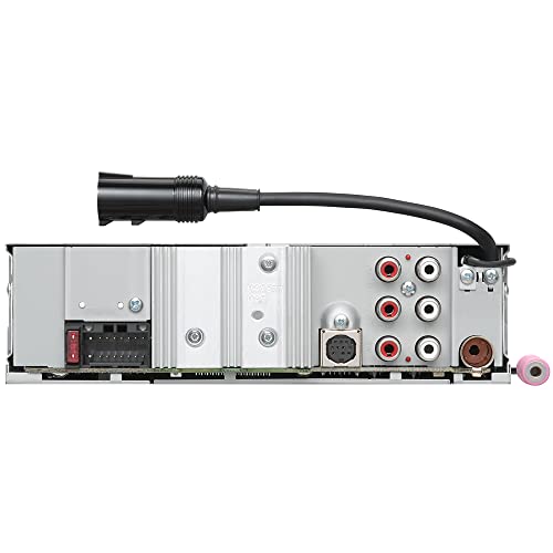 KENWOOD KMR-M332BT Car & Marine Stereo, Single Din, Bluetooth, Weatherproof L12726