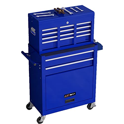 5-Drawer Rolling Tool Cart with Wheels, Black V51953