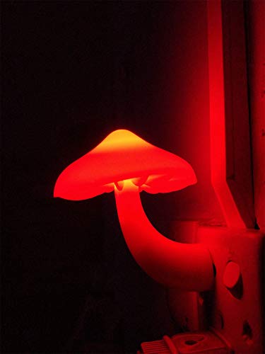 AUSAYE 4 Pack Plug in Mushroom LED Night Light for Bedroom R30736