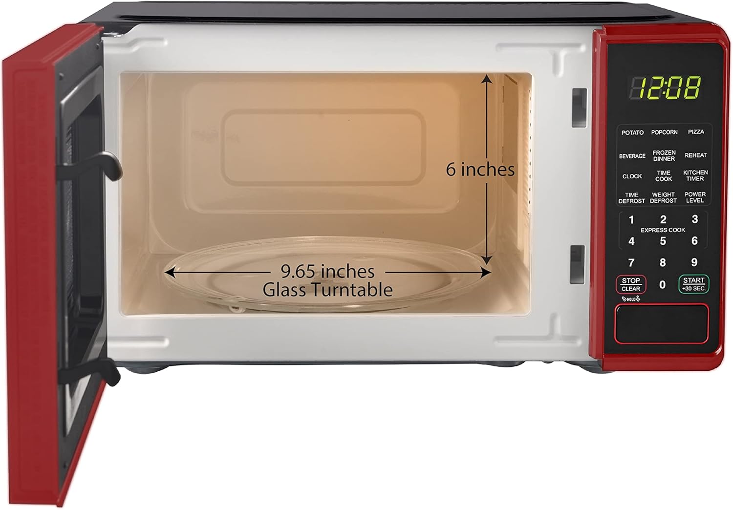 Compact Countertop Microwave Oven 0.7 Cu Ft 700W with LED Display G28104