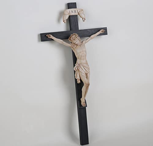 BC Catholic Crucifix Wall Cross 24" H Jesus Christ Indoor Home Decor Q2061