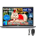 Dell Latitude 5550 15 5000 AI Laptop, 15.6" FHD Business Computer, Intel Ultra 5 125U (Beat i7-1355U), 32GB DDR5 RAM, 1TB SSD, WiFi 6, Backlit Keyboard, Fingerprint Reader, Windows 11 Pro