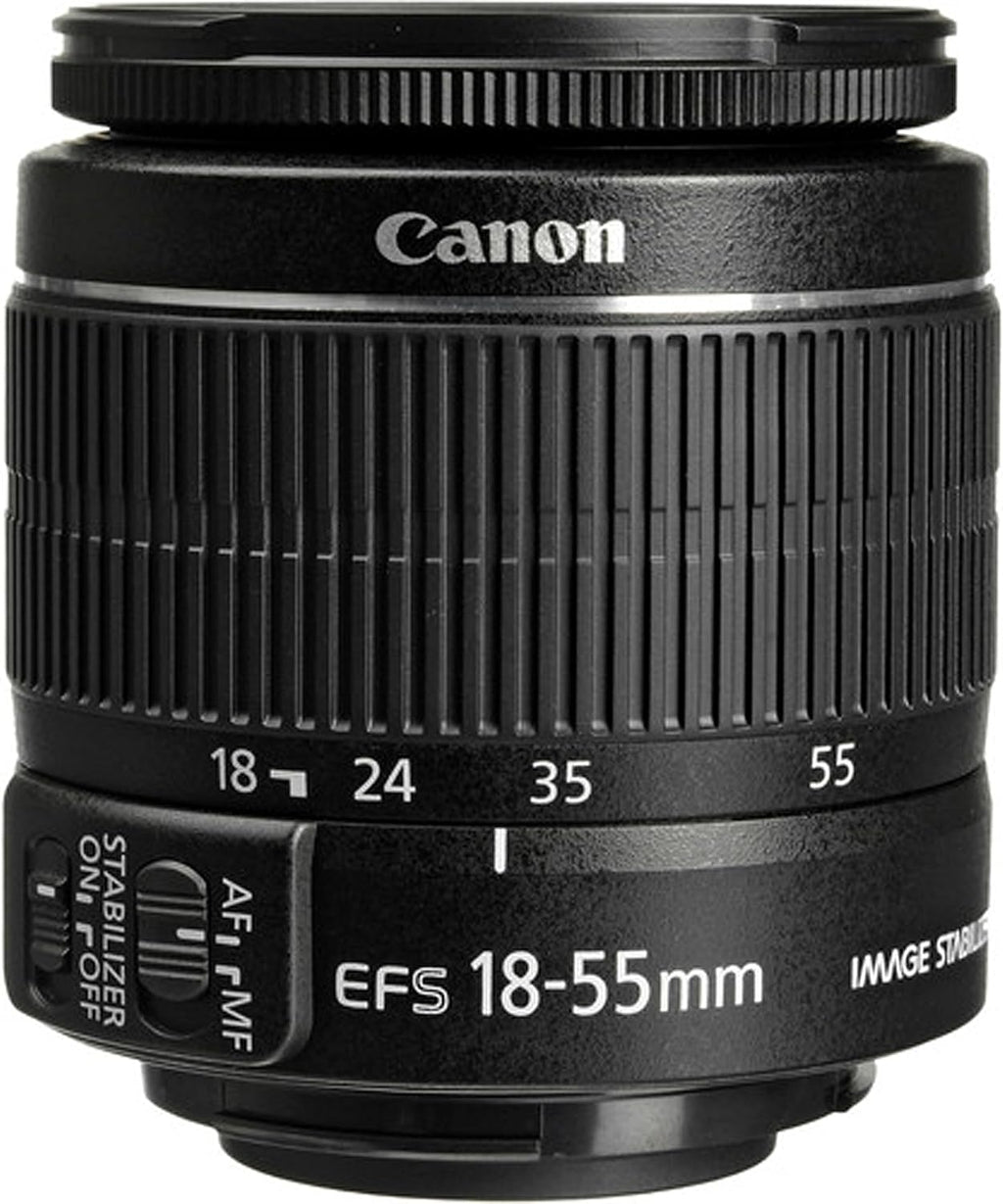 Canon EOS Rebel T7 DSLR Camera with EF-S 18-55mm Lens, 64GB Memory Card & Case (Renewed) U8610