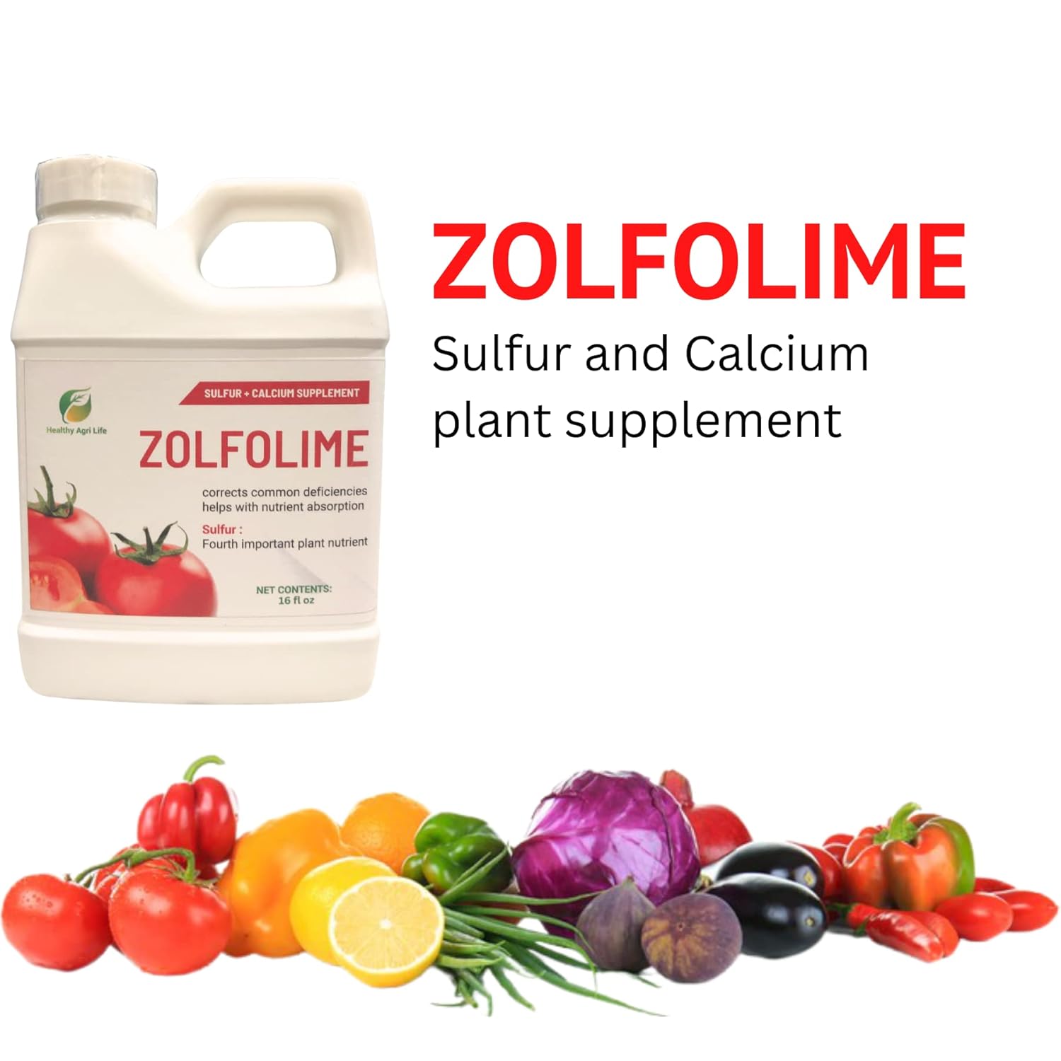 Healthy Agri Life Sulfur Lawn and Plant Food Liquid Soil Conditioner A293977