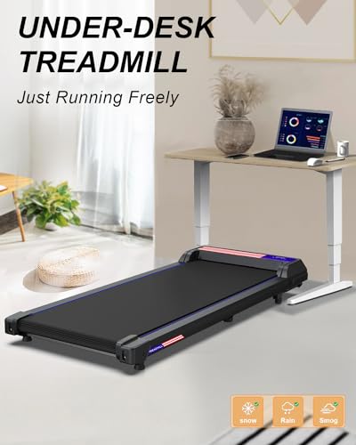 Walking Pad Under Desk Treadmill with Incline, Remote Control LED Display O82445