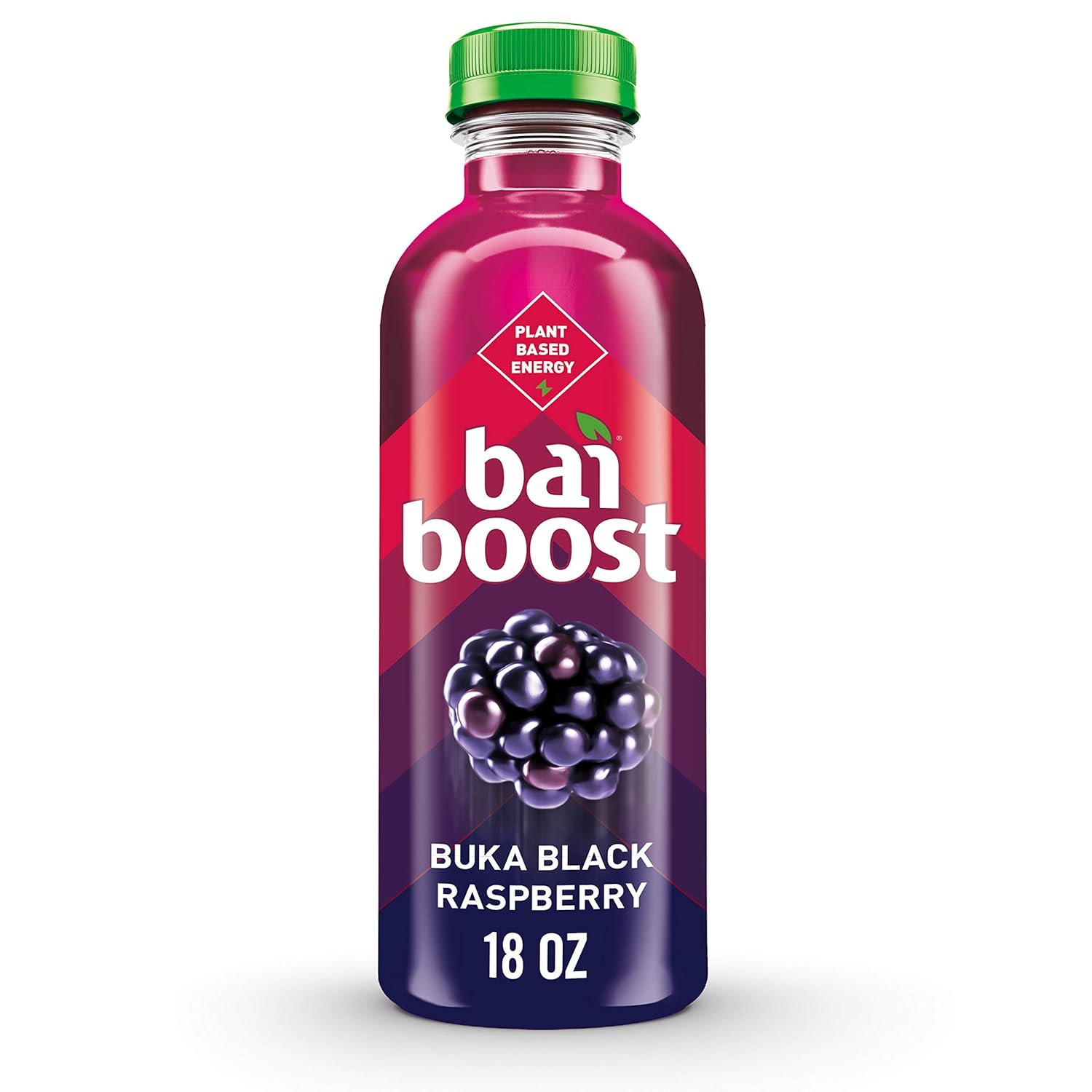 Bai Boost Buka Black Raspberry, Antioxidant Infused Beverage, 18 fl oz bottle (Pack of 6)