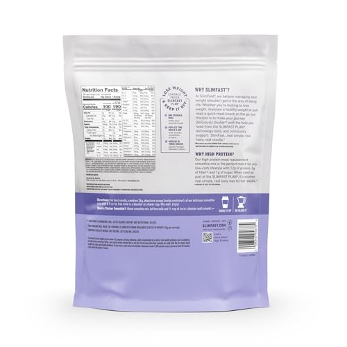 SlimFast High Protein Meal Replacement Powder, Vanilla Cream, 26 Servings P871