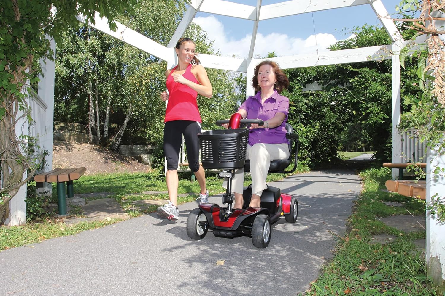 Pride GoGo Sport 4-Wheel Mobility Scooter, 325 lb. Capacity G612