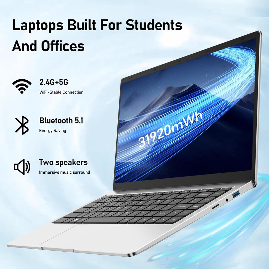 14.1" FHD Windows 11 Pro Laptop, Intel Celeron, 8GB RAM 512GB SSD U52429