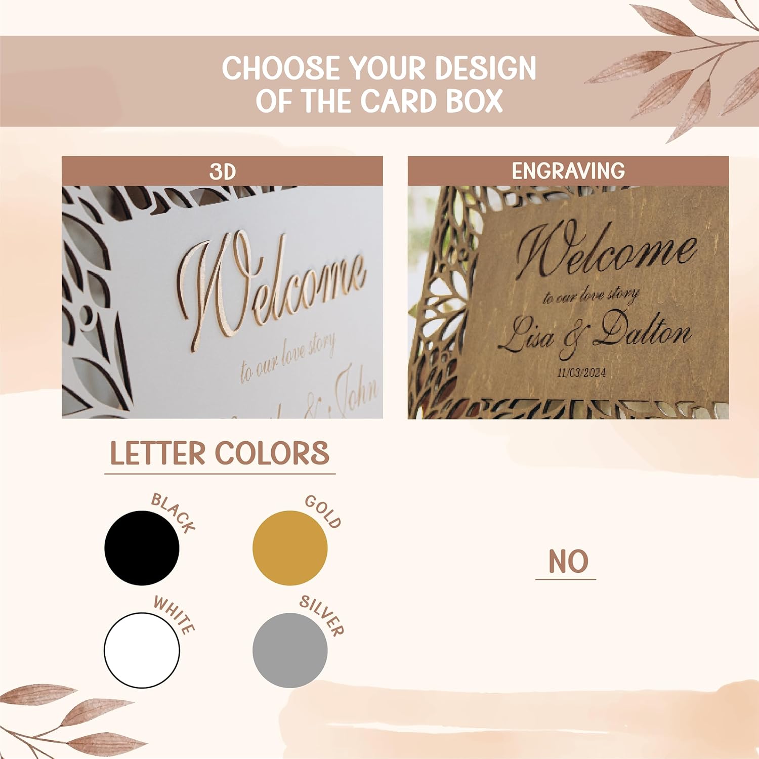 Custom Wooden Wedding Welcome Sign for Reception Decor D569226
