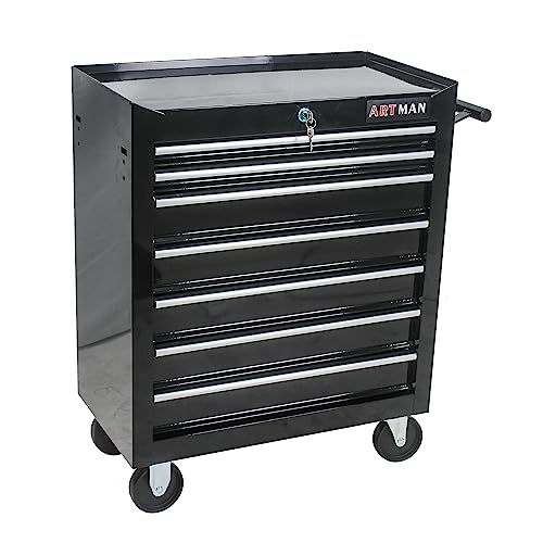 5-Drawer Rolling Tool Cart with Wheels, Black V51953