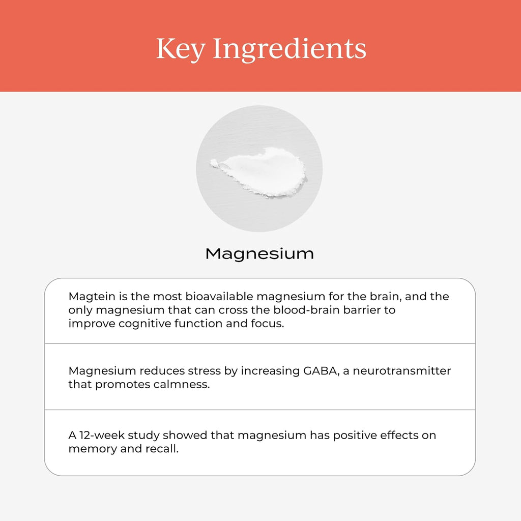 CYMBIOTIKA Magnesium L-Threonate 1300mg Liposomal, Vanilla Creme, 30 Day Supply V307900