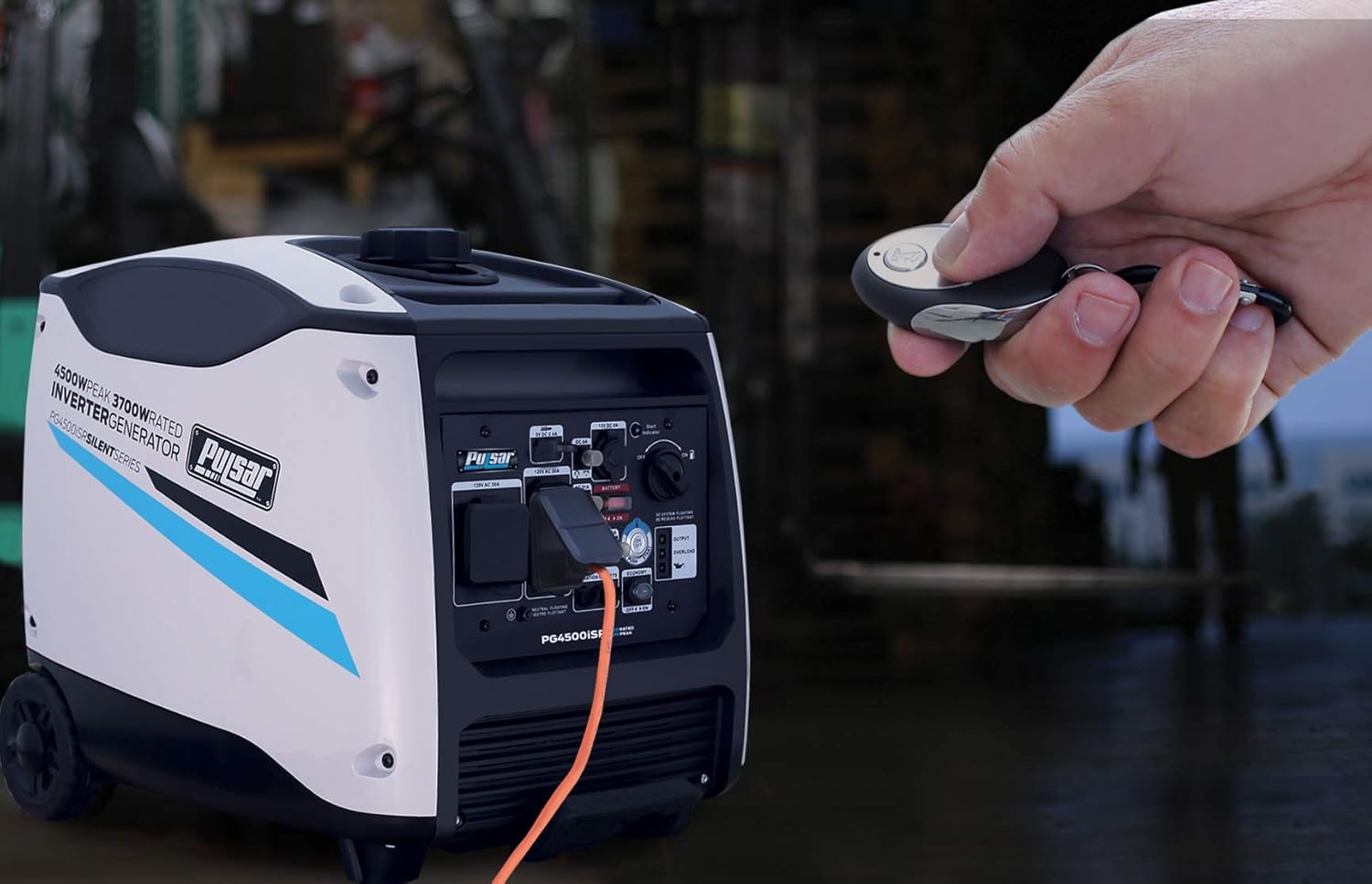 Pulsar 4500W Portable Inverter Generator PG4500iSR, CARB Compliant, RV Ready B94859