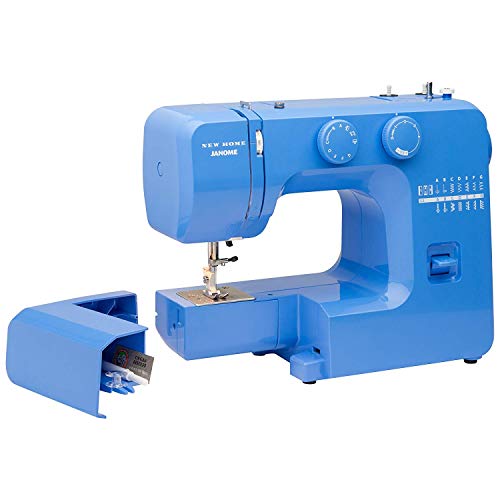 Janome Pink Sorbet Easy-to-Use Sewing Machine with Interior Metal Frame, Bobbin Diagram, Tutorial Videos, Made with Beginners in Mind!