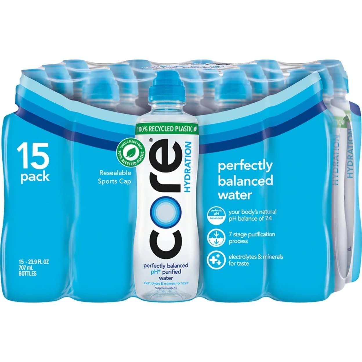 CORE Hydration Nutrient Enhanced Water, 23.9 fl oz (Pack of 15) I504