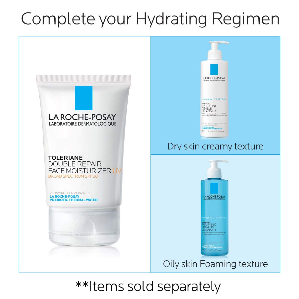 La Roche-Posay Toleriane Double Repair UV SPF 30 Moisturizer with Niacinamide I1908