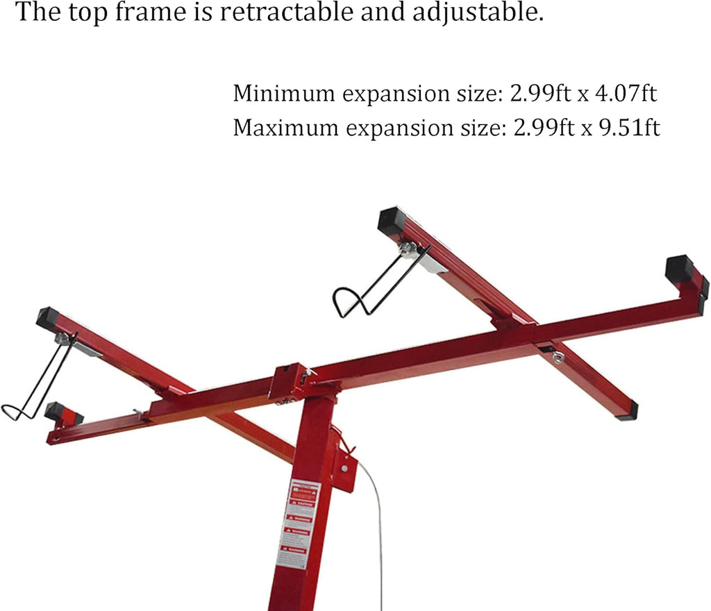 16FT Drywall Lift Rolling Panel Hoist Jack M598133