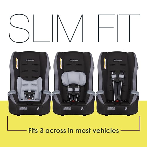 Baby Trend Trooper 3-in-1 Convertible Car Seat, Dash Black M532351