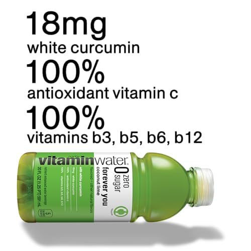 vitaminwater zero forever you nutrient enhanced water, coconut-lime, 20 fl oz, 12 Pack C49041
