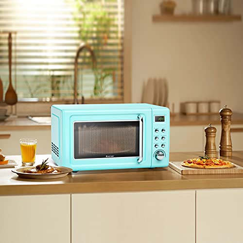 0.7 Cu.ft Compact Microwave Oven with Digital Timing, Child Lock & Glass Turntable Z48712