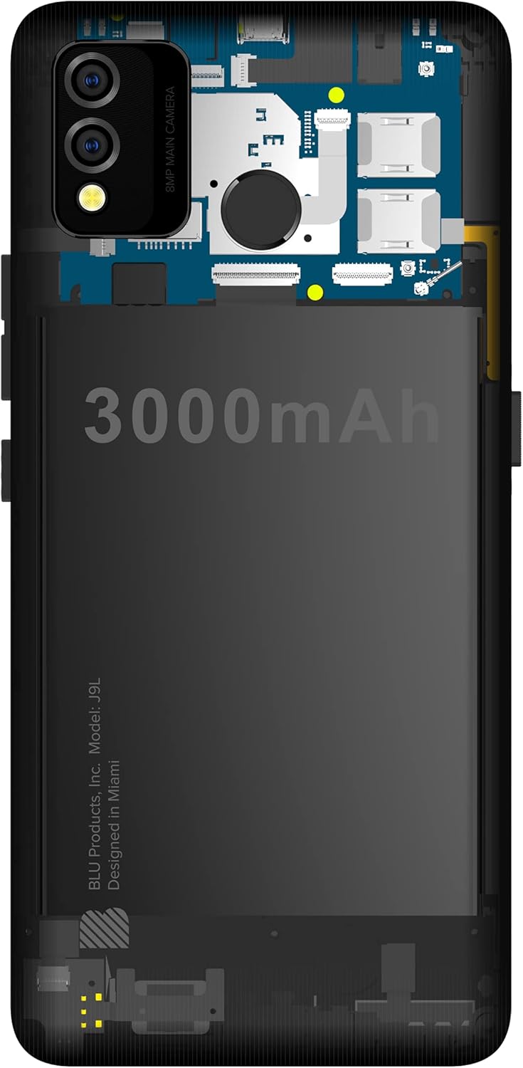 BLU J9L J0090WW 32GB Dual Sim GSM Unlocked Android Smartphone Black K183368