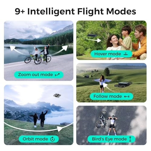 X1 Drone with Camera, Foldable Mini Drone, HDR Video Capture, Black L9453