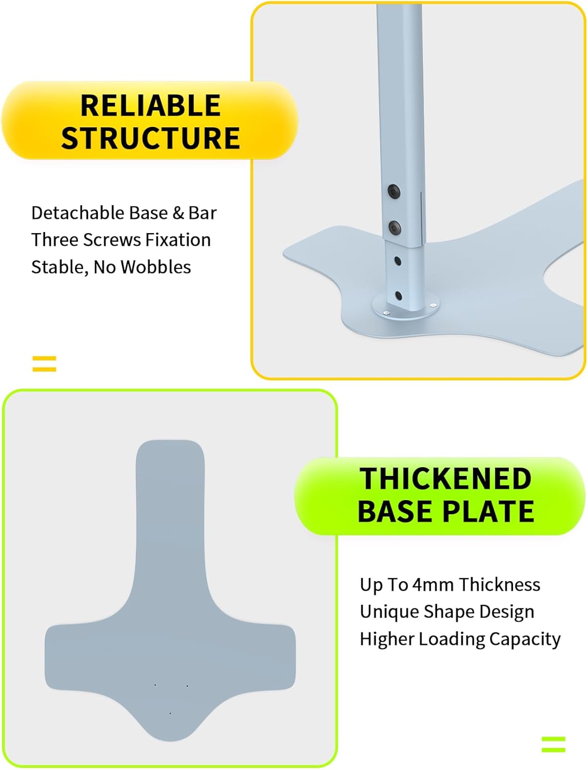 Couch Stand Assist for Elderly, 4 Heights Adjustable, Light Grey, 300LBs Capacity X283
