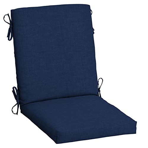 ARDEN Outdoor Dining Chair Cushion 20 x 20 in Weather-Proof Fade Resistant Sapphire Blue J523
