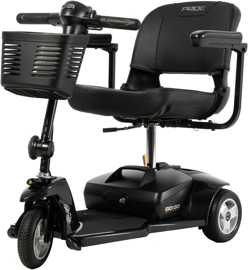 Pride Go Go Ultra X 3-Wheel Mobility Scooter with 5-Year Warranty S65258