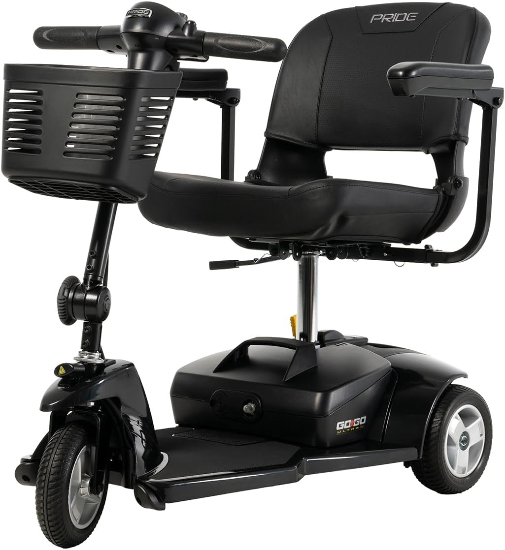 Pride Go Go Ultra X 3-Wheel Mobility Scooter with 5-Year Warranty S65258