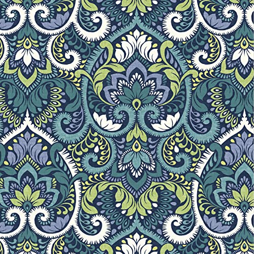 ARDEN Outdoor Dining Chair Cushion 20 x 20 in Weather-Proof Fade Resistant Sapphire Blue J523
