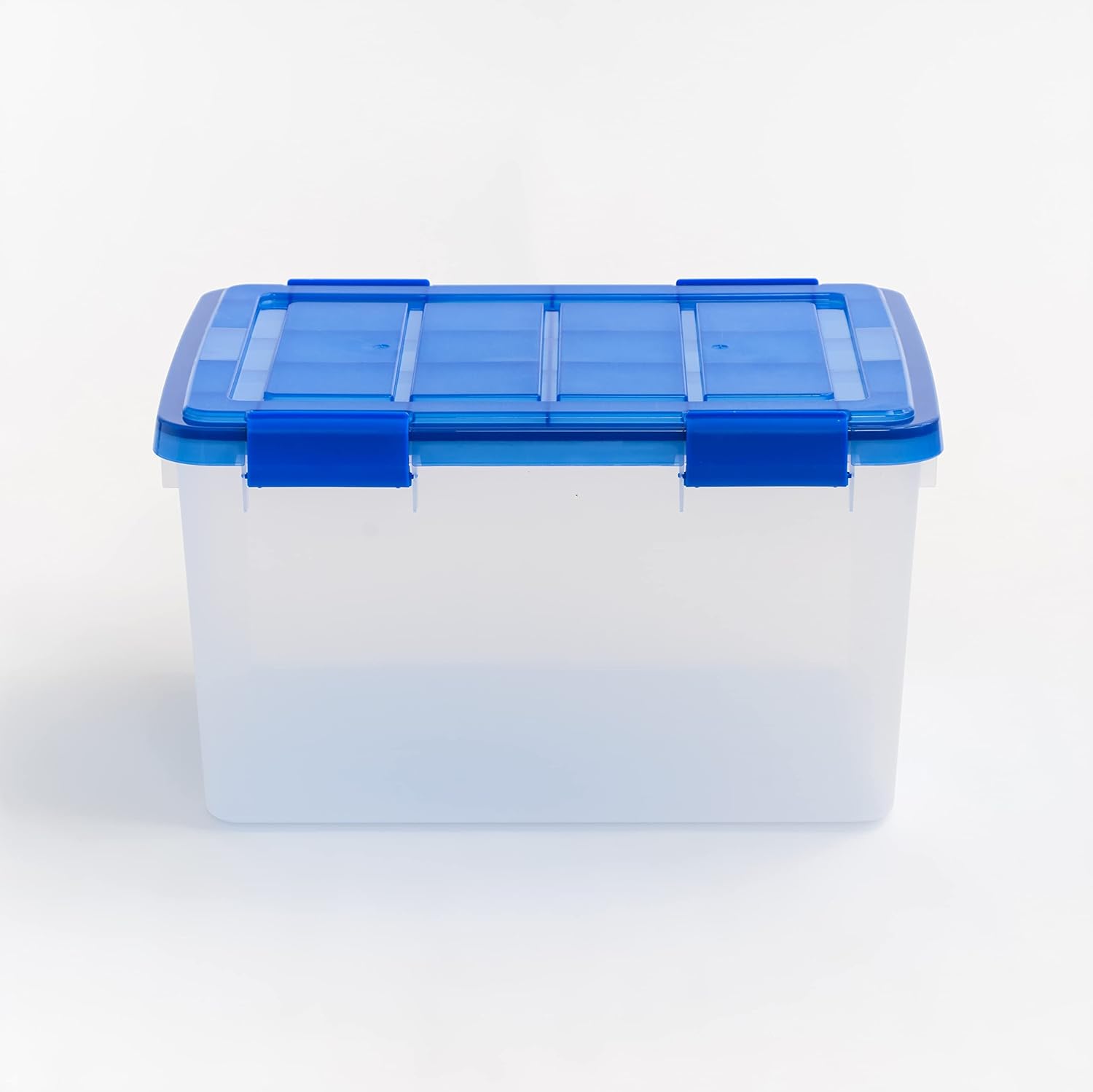 IRIS USA 4Pack 46.6qt Weatherproof Airtight Storage Bin with Lid K919939