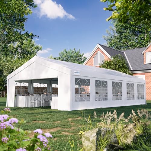 Quictent 20x20 Party Tent Heavy Duty Outdoor Canopy with Storage Bags M75972
