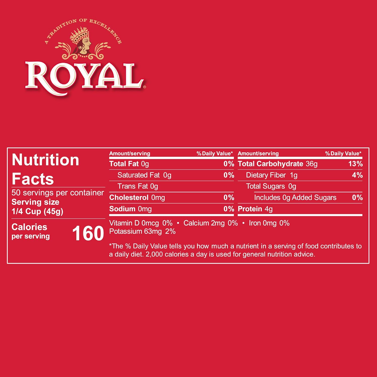 Royal White Basmati Rice,10 Pounds (2 x 5 Pound Bag) (Pack of 2)