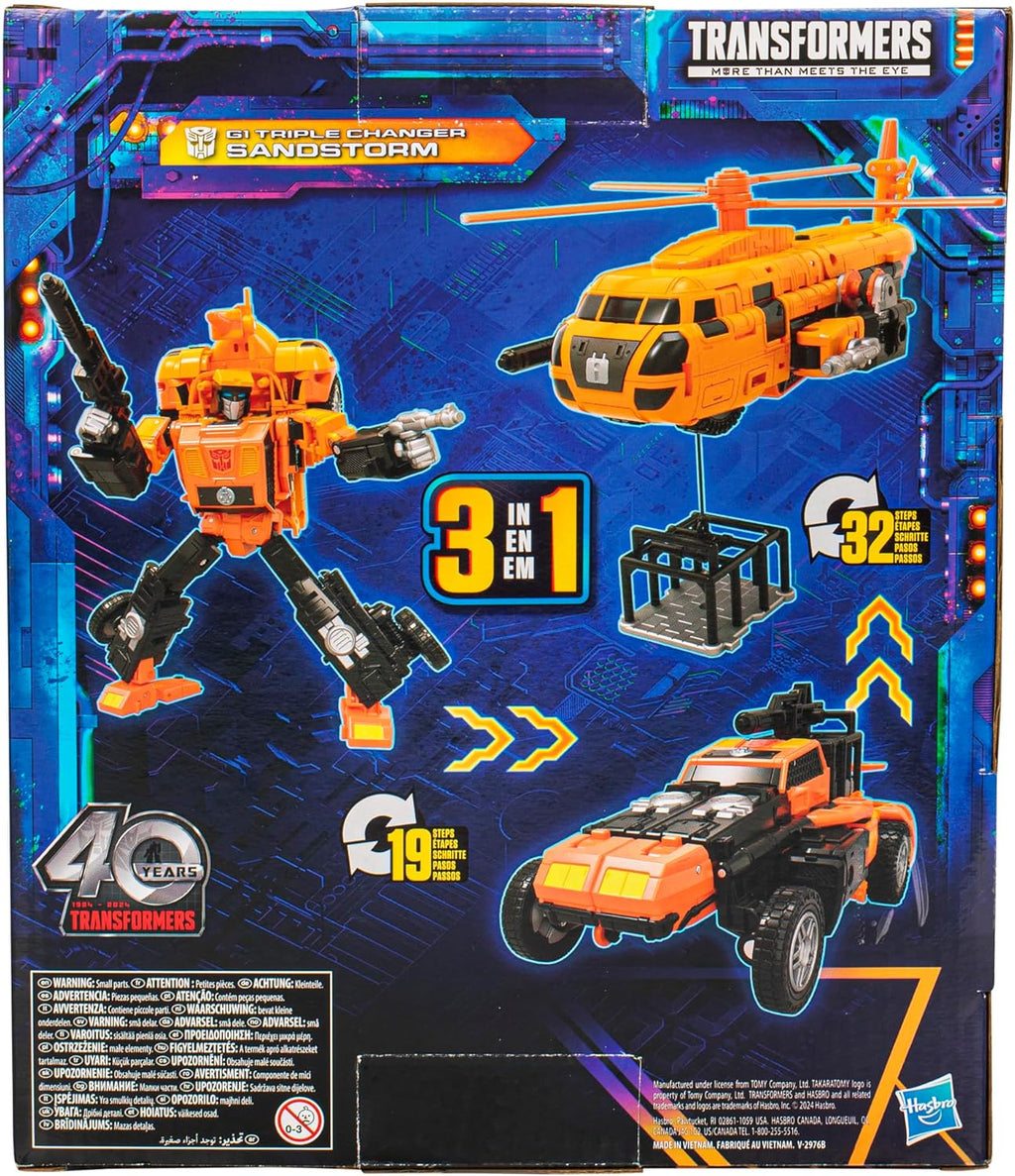 Transformers Legacy United Leader Class G1 Triple Changer Sandstorm 7.5-inch Action Figure C6141
