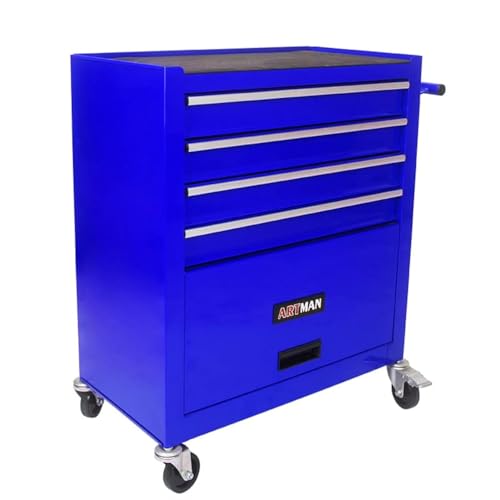 5-Drawer Rolling Tool Cart with Wheels, Black V51953