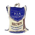 Golden Crown Brown Indian Basmati Rice - 100% Extra Long Grain Healthy Source of Fiber GMO Free Healthy & Nutritious - 10 Lb