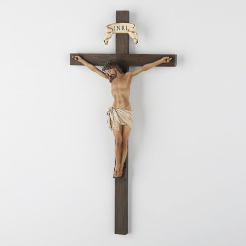 BC Catholic Crucifix Wall Cross 24" H Jesus Christ Indoor Home Decor Q2061