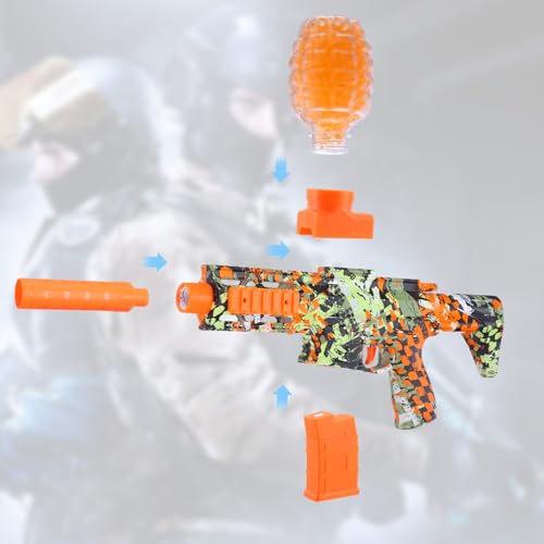 2 Pack Gel Splatter Blasters, Electric Auto Splatter Ball Toy for Ages 12+ M1927