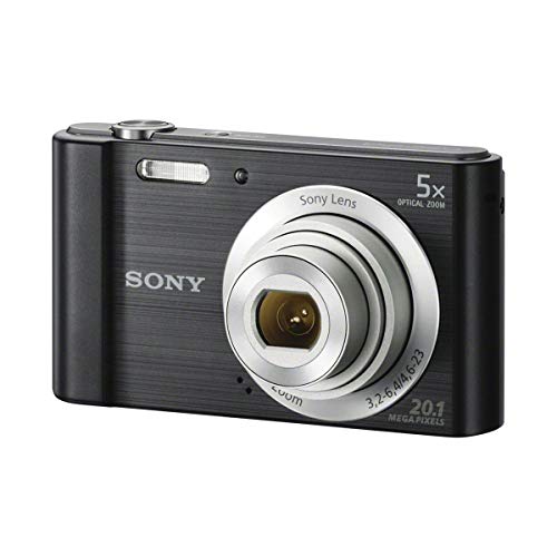 Sony DSCW800/B 20.1 MP Digital Camera Black P49247