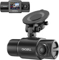 Dual 2.5K Dash Cam Front and Inside, Built in WiFi GPS, Dashcams for Cars with Infrared Night Vision, Smart Dash Camera Supercapacitor Accident Record Parking Mode Avaett D60