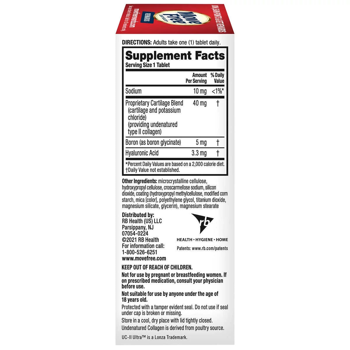 Schiff Move Free Ultra Triple Action Joint Supplement, 75 Tablets, 2 Pack J44216