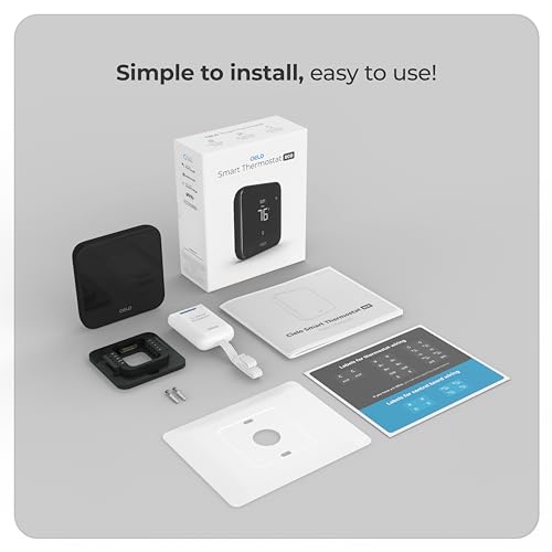 Cielo Smart Thermostat Eco for 2H/2C Conventional & 4H/2C Heat Pumps, Black O618391