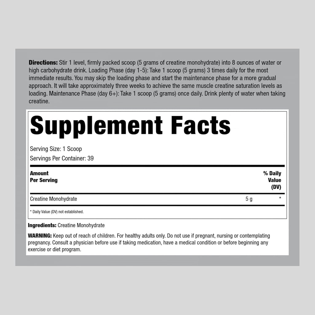 Fitness Labs German Creatine Powder Monohydrate, 7.05 oz C8050