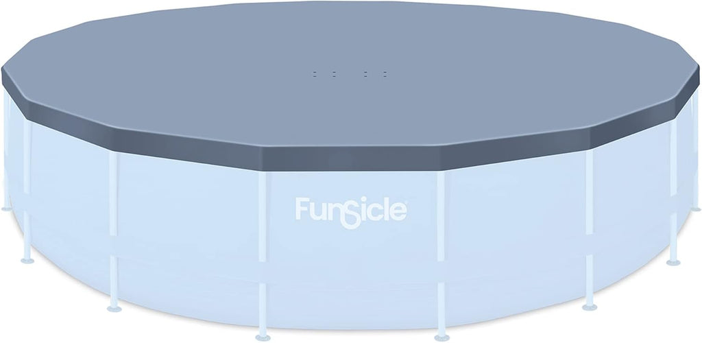 Funsicle Oasis 20' x 48" Round Frame Above Ground Swimming Pool with Debris Cover H629762