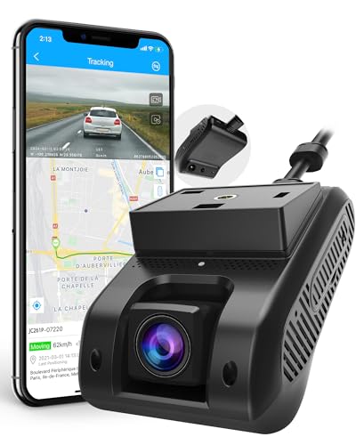 Dash Cam Front and Inside, 4G WiFi ADAS, Remote Monitor Live Video Car Dual Dash Camera, 1080P Dashcam with GPS, 24H Loop Recording, Night Vision, G Sensor, Geo Fence, Fuel Cut Off, SOS Key - JC261P