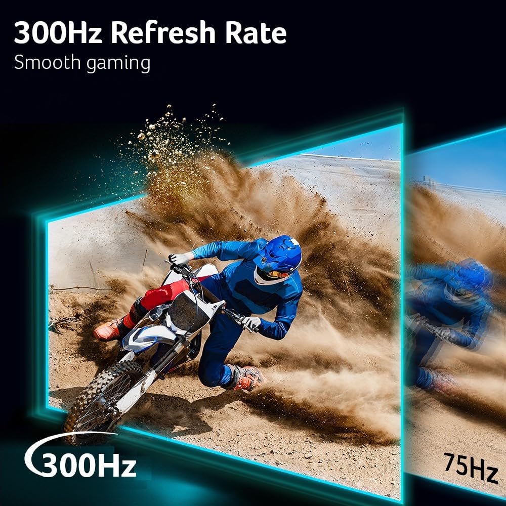 Acer Nitro 27" WQHD IPS Gaming Monitor, 300Hz, 0.5ms, FreeSync Premium I51008