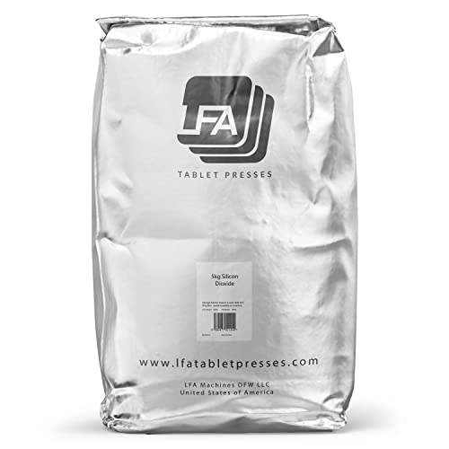 Silicon Dioxide - Anticaking Agent - 1 kg (2.2lbs) - Food Grade Silica Powder - Moisture-Absorbing Glidant for Tablet Press & Capsule Filler Pill Mix