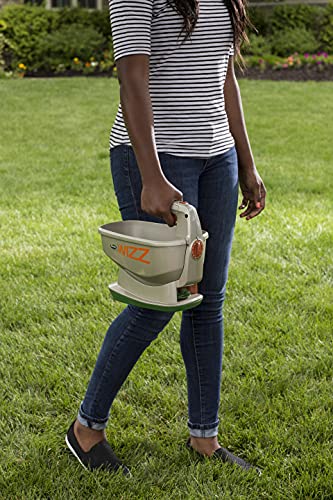 Scotts Wizz Handheld Spreader for Grass Seed, Fertilizer, Salt and Ice Melt Q409230